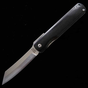 Japanese Folding knife HIGONOKAMI Liner Lock VG10 Black Handle (70mm)