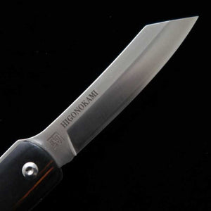 Japanese Folding knife HIGONOKAMI Liner Lock VG10 Black Handle (70mm)