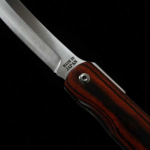 Japanese Folding knife HIGONOKAMI Liner Lock VG10 Mahogany Handle (70mm)