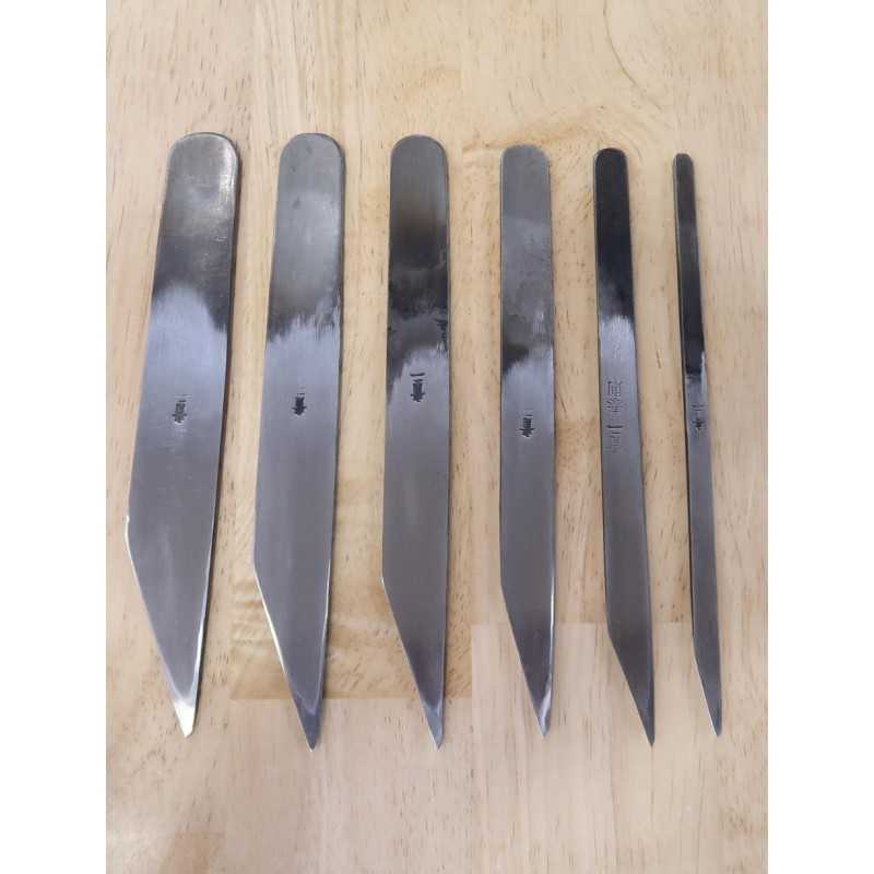 Petit couteau kiridashi, acier Aogami n°2, pour gaucher (6-24 mm)