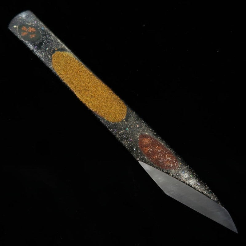 兼工房 切り出し小刀 ～暗黒の輝き～ 24mm