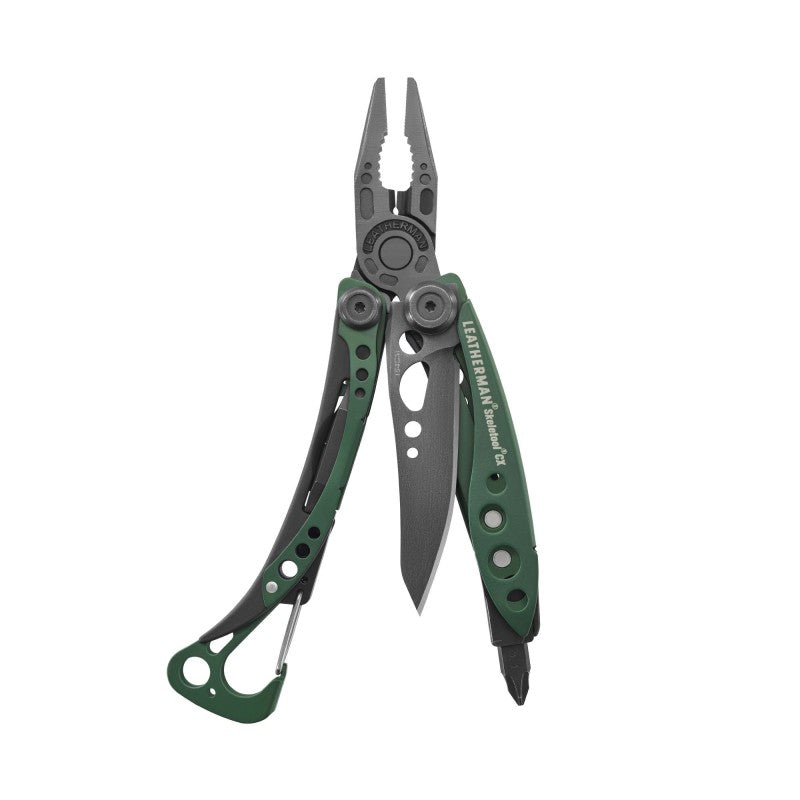 Canivete LEATHERMAN SKELETOOL CX OD Green - Versão nacional oficial