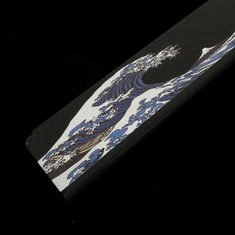 Fourreau magnétique en résine pour Gyuto - La Grande Vague au large de Kanagawa (210/240 mm)