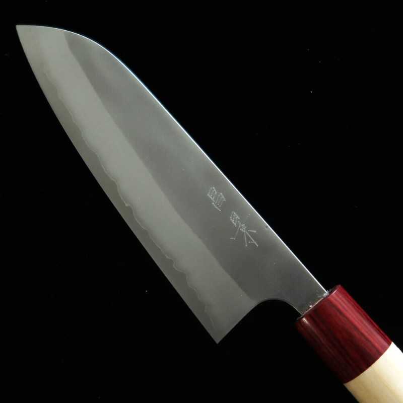 昌景 MASAKAGE ステンレス 白二鋼割り込み 雪三徳 朴柄 （170mm）
