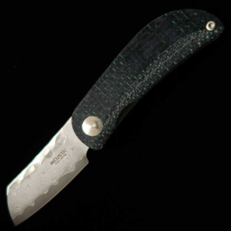 Canivete MCUSTA Inox VG-10 Damasco Preto/Laranja (45mm)
