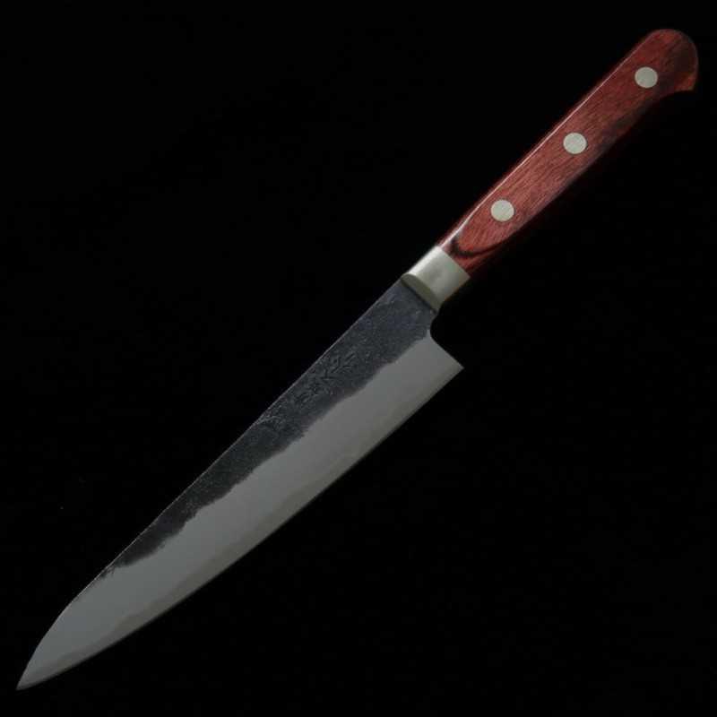 MIURA Aogami Super steel Petty Kurouchi Nashiji (135mm)