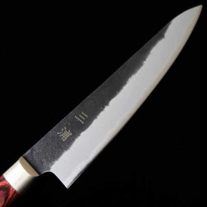 三浦MIURA 青紙スーパー ペティ 黒打ち梨地 （135ｍｍ）