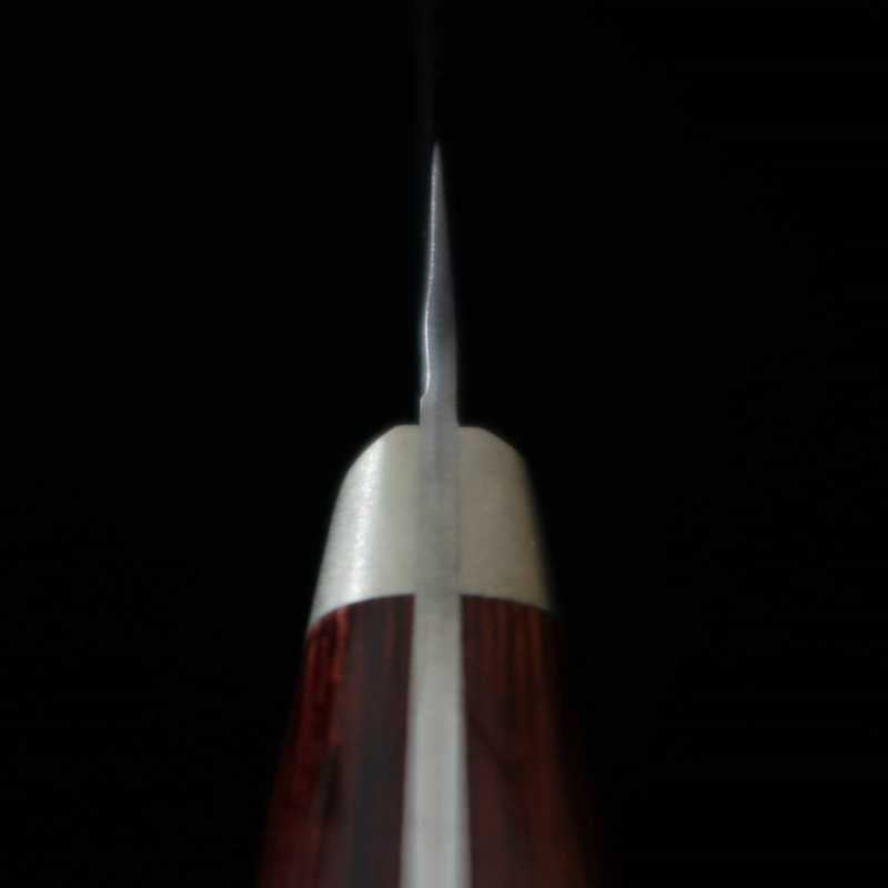 MIURA Aogami Super steel Petty Kurouchi Nashiji (135mm)