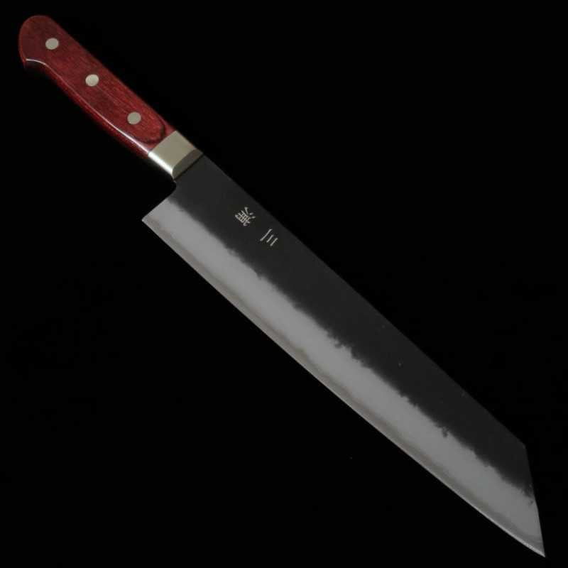 Miura MIURA Aogami Super Gyuto Kiritsuke, finition kuro-uchi nashiji (240 mm)