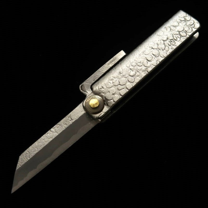 Tomita Higo knife forged hammered (42mm)