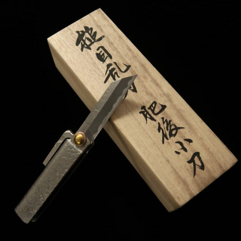 Tomita Higo knife forged hammered (42mm)