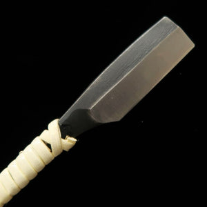 Tomita Japanese Razor Blue Steel Wisteria Wrapped Handle (40mm)