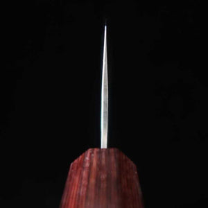 Nakiri MIURA Stainless Steel SLD Satin Nashi Texture with Keyaki Octagonal Handle (165mm)