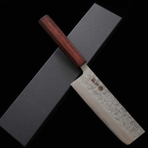 Nakiri MIURA aço inox SLD  cabo octogonal roxo (165mm)