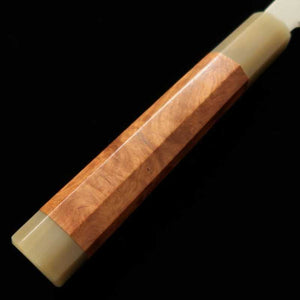 MIURA, Yanagiba, Gin-san n°3, Rainure pour l'écoulement du sang, manche en bubinga, fourreau en magnolia (300 mm)