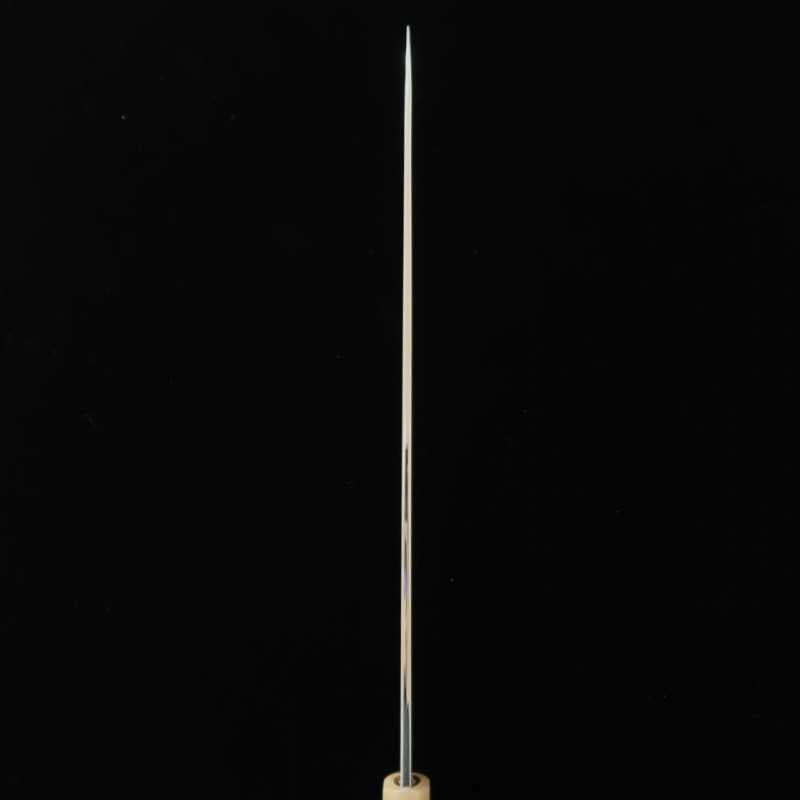 MIURA, Yanagiba, Gin-san n°3, Rainure pour l'écoulement du sang, manche en bubinga, fourreau en magnolia (300 mm)