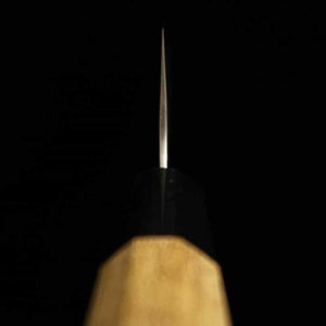 MIURA Gyuto Shirogami No. 1 Hammered Magnolia Handle (240mm)