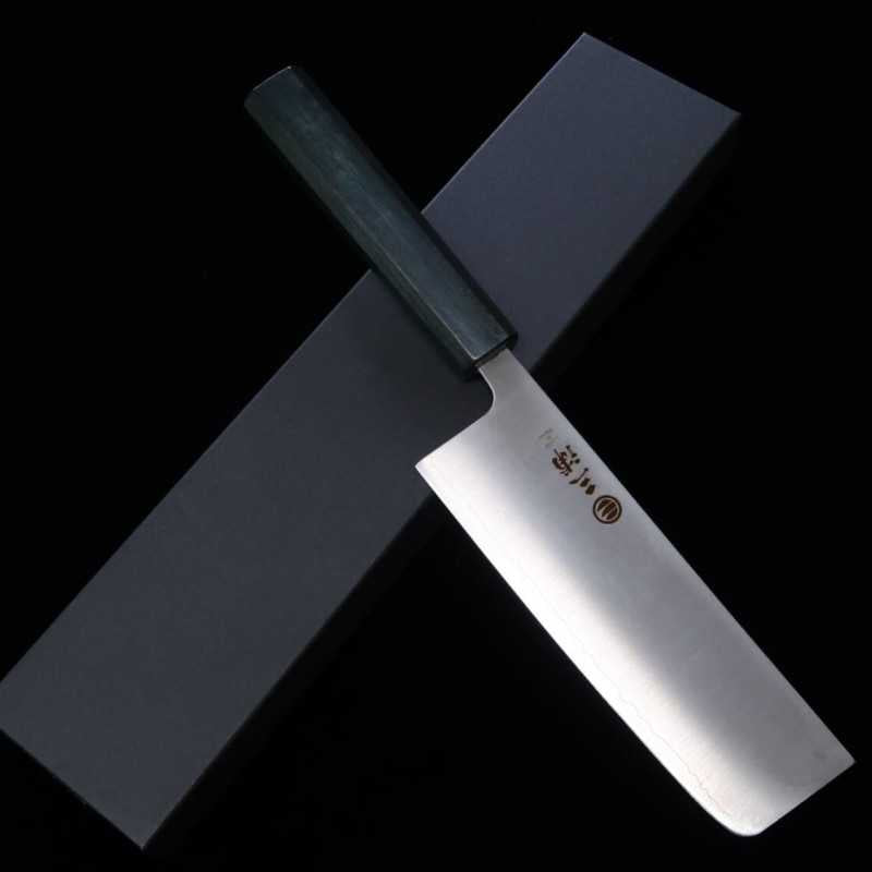 MIURA Nakiri SUS440C Indigo Handle (165mm)
