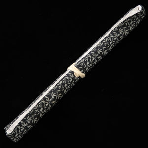 Baguettes de dressage octogonale en ébène, fourreau en ébène + pochette de rangement (150/180 mm)