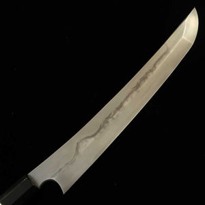 Yanagiba NIGARA Shirogami No. 1 Honyaki cabo de ébano customizado (300mm)