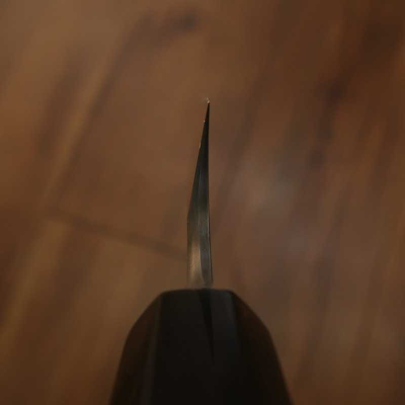 Yanagiba NIGARA Shirogami No. 1 Honyaki cabo de ébano customizado (300mm)