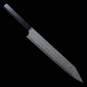 NIGARA Kiritsuke Sujihiki SG2 Anmon Ebony Handle (255mm)
