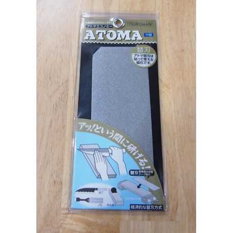 ATOMA Affûteur diamanté lame de rechange grain 325/400 (moyen) Dimensions : 210x75x1 mm