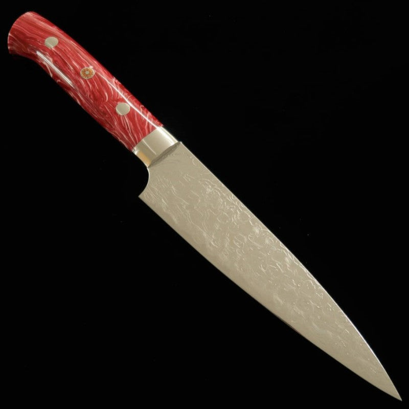 SAJI TAKESHI Petty R2 Diamond Finish Red Turquoise (130/150mm)