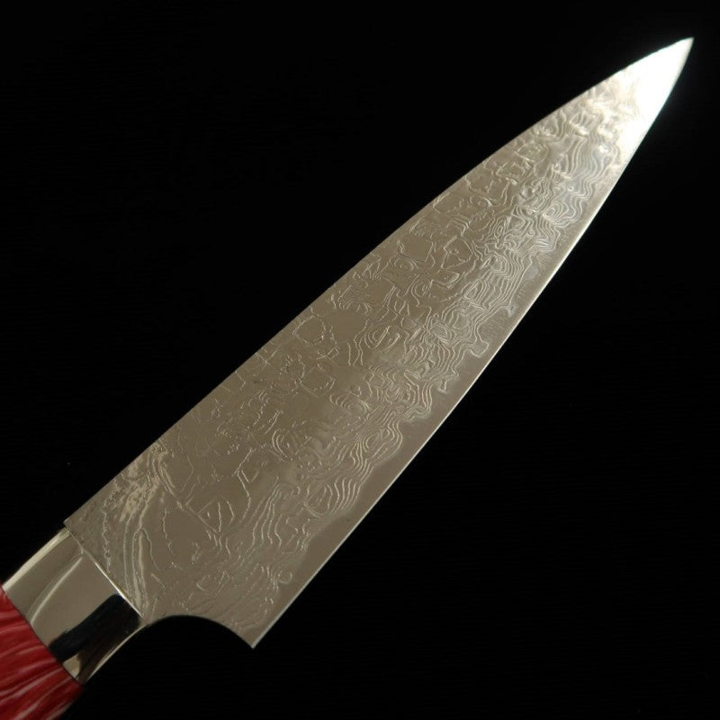SAJI TAKESHI Petty R2 Diamond Finish Red Turquoise (130/150mm)