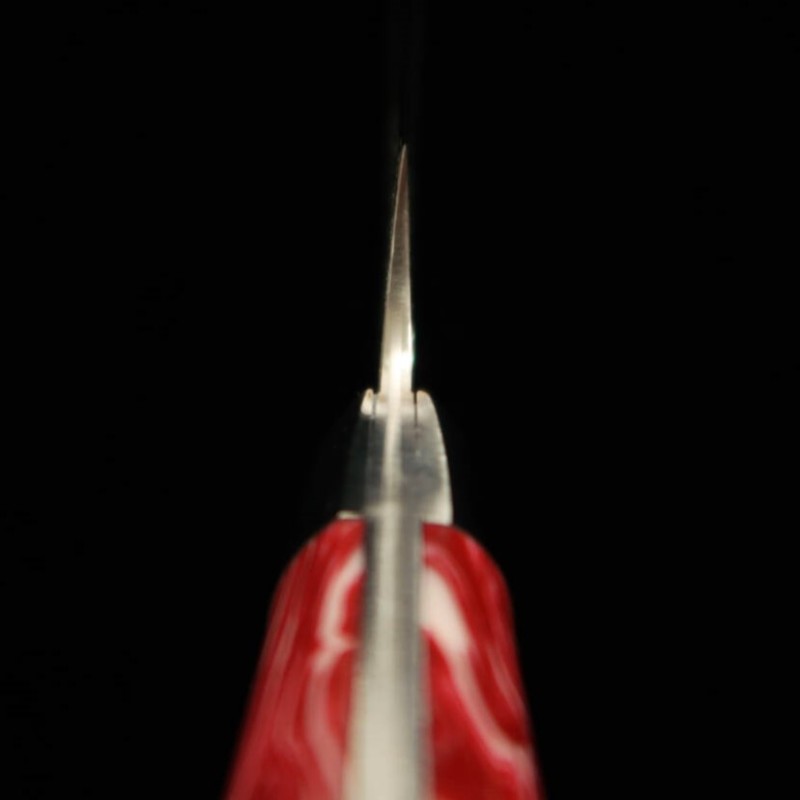 SAJI TAKESHI Petty R2 Diamond Finish Red Turquoise (130/150mm)