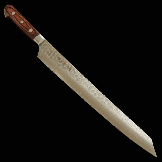 Sakai Takayuki SAKAI TAKAYUKI VG-10 Martelé Damas Yanagiba type Ken Manche en acajou (300 mm)