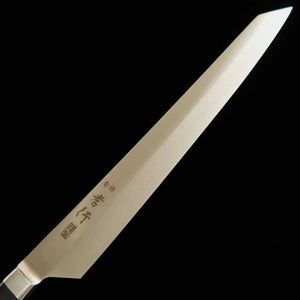 Kiritsuke Yanagiba SAKAI TAKAYUKI Grand Chef, Serie Acero especial, con funda negra (300 mm)