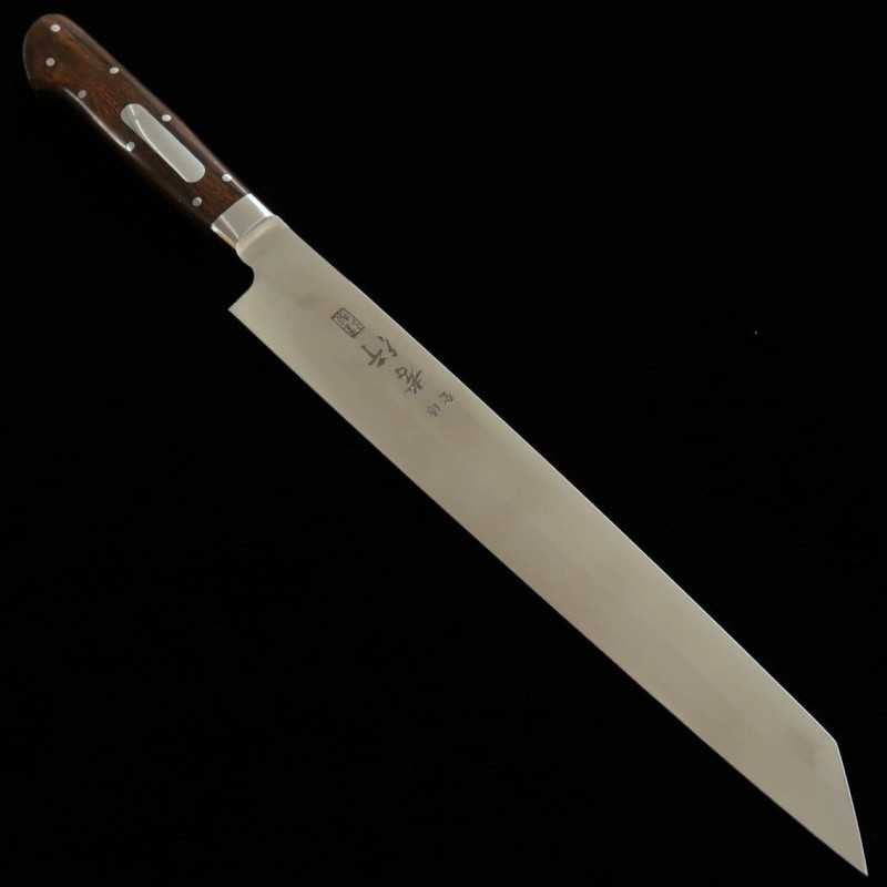 Sakai Takayuki SAKAI TAKAYUKI Grand Chef SP Series Type I Acero especial Kiritsuke Yanagiba con funda negra (260 mm)