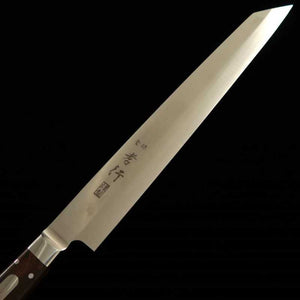 Sakai Takayuki SAKAI TAKAYUKI Grand Chef SP Series Type I Acero especial Kiritsuke Yanagiba con funda negra (260 mm)