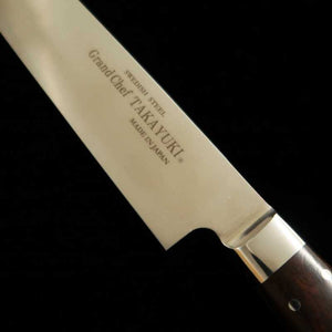 Sakai Takayuki SAKAI TAKAYUKI Grand Chef SP Series Type I Acero especial Kiritsuke Yanagiba con funda negra (260 mm)