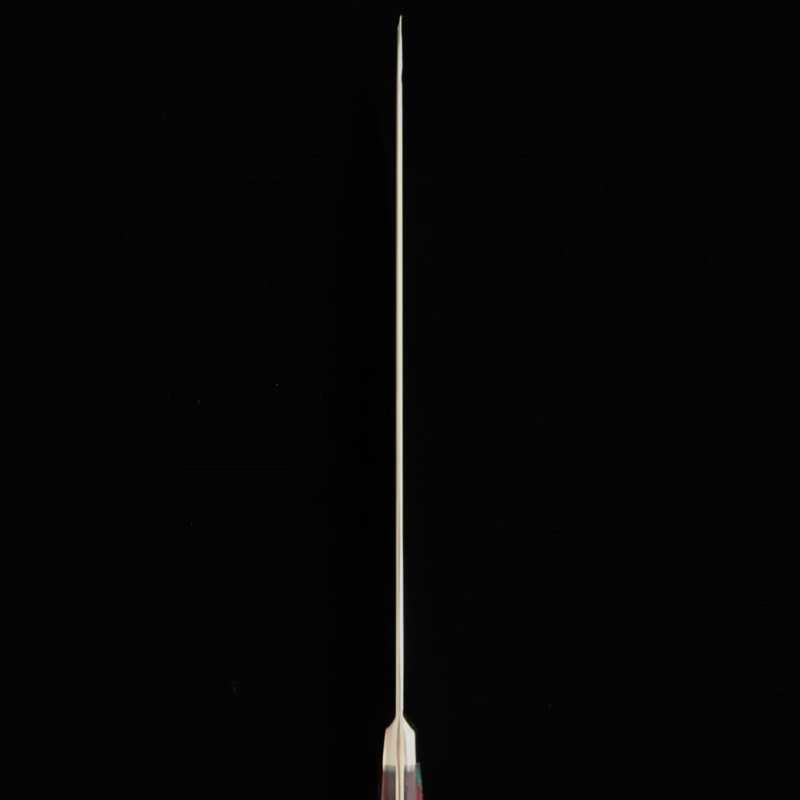 SAKAI TAKAYUKI Grand Chef SP Series Type III Galaxy acero especial, hoja alveolada, sujihiki para diestros (240 mm)