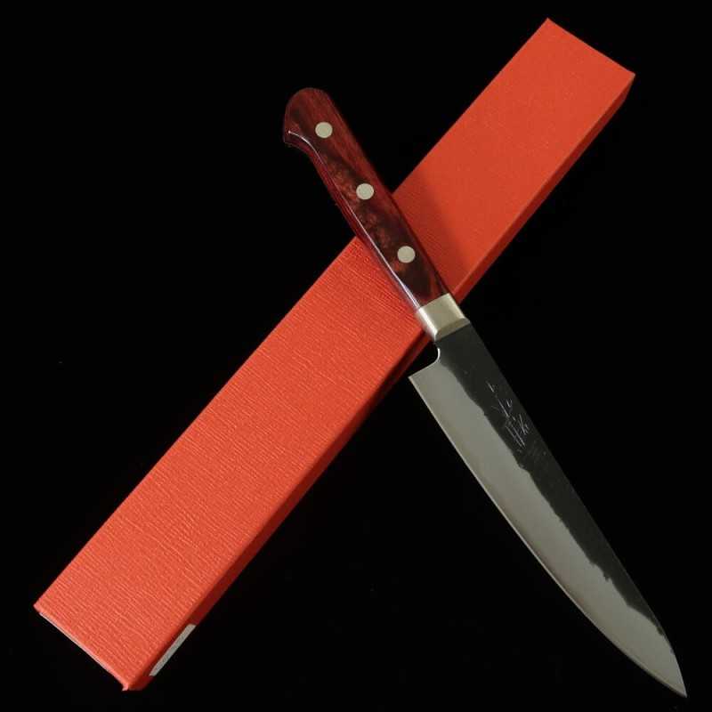 MIURA Petty Super Blue steel Black Nashiji (135mm)