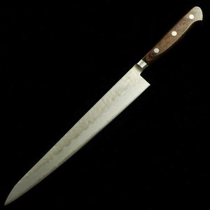 Miura Silver #3 Sujihiki, manche brun foncé (240/270 mm)
