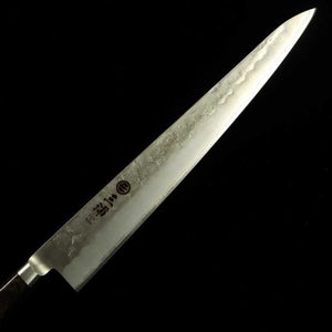 Miura Silver #3 Sujihiki, manche brun foncé (240/270 mm)