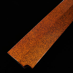 Knife Saya for Yanagiba lacquered (golden brown, bright) without pinhole (300mm)