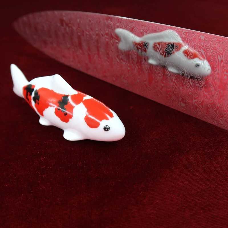 SK JAPAN 【止水】DAMAシリーズ DAMASTEEL 牛刀 フルミラー カスタムカーボンファイバーハンドル (240mm)