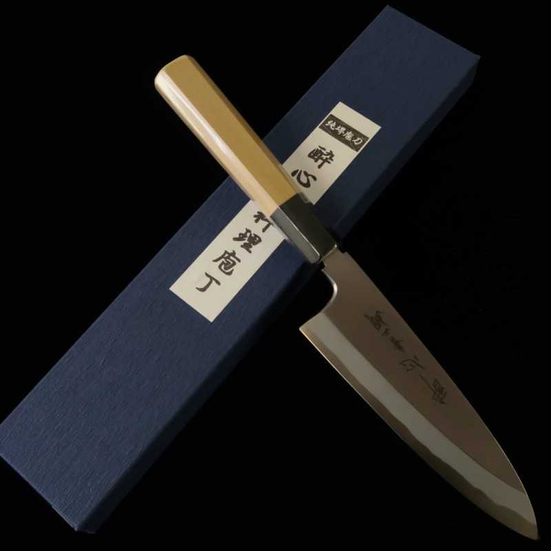 酔心 SUISIN Funayuki Aogami nº 2 Honkasumi mango octogonal de magnolia (165 mm)