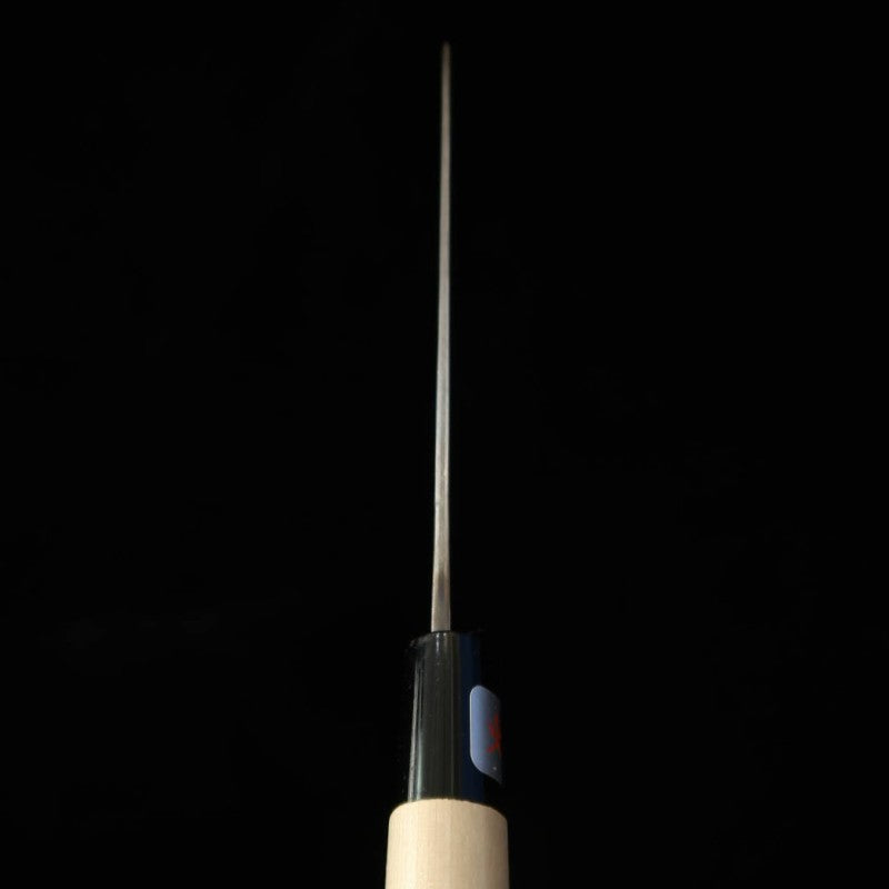 TERUYASU FUJIWARA Couteau japonais style Washiki, acier blanc n°1 Nashiji, gyuto, manche en magnolia (180-210mm)