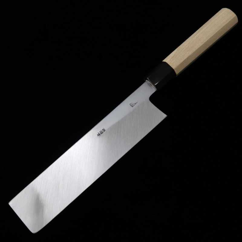 郷右馬允義弘 YOSHIHIRO 青霞シリーズ 青紙二号 江戸型薄刃 朴八角柄 (210mm)