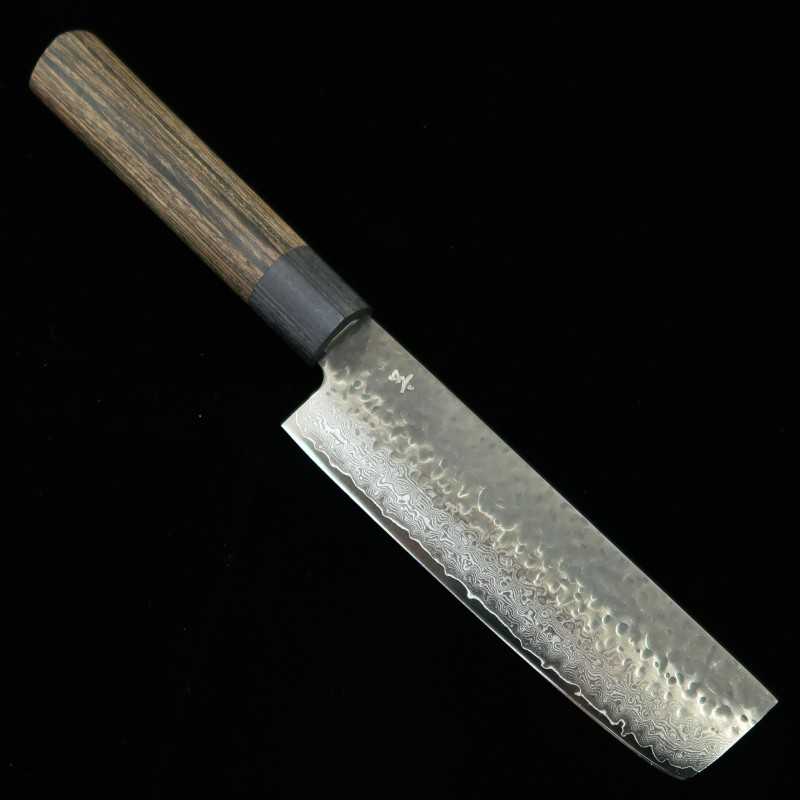Shizu Takumi GEN VG-10 damasco acabado negro Nakiri (130–170 mm)