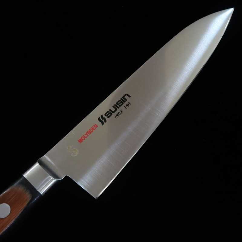 SUISIN Gyuto INOX Funda de magnolia -Karakuri- (240mm)