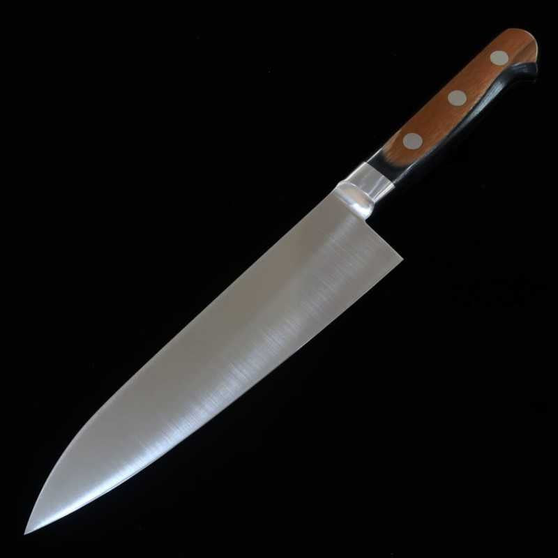 SUISIN Gyuto INOX Funda de magnolia -Karakuri- (240mm)